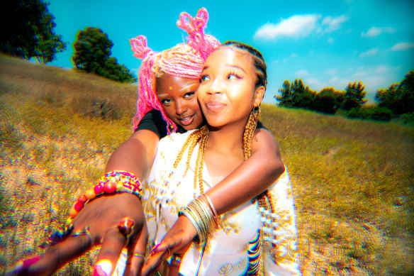 Duo hip hop américain Flyana Boss.