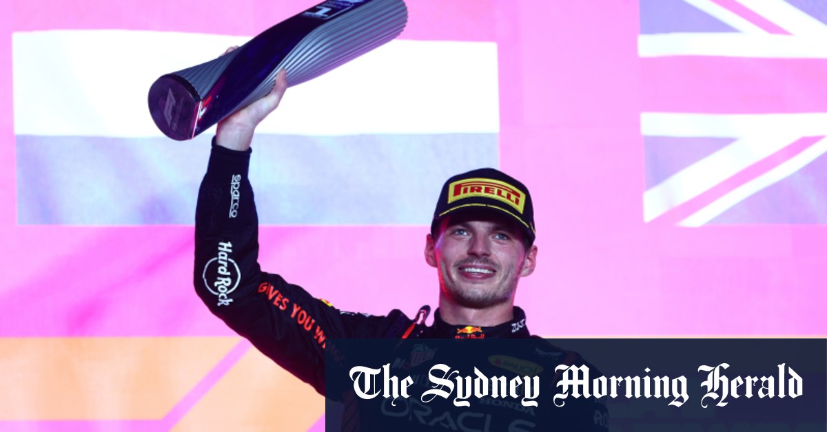 Max Verstappen remporte la course de Lusail