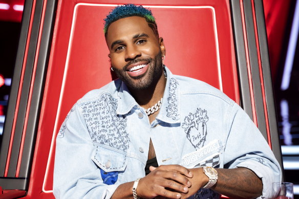 Derulo lors des auditions à l'aveugle de cette année pour The Voice.
