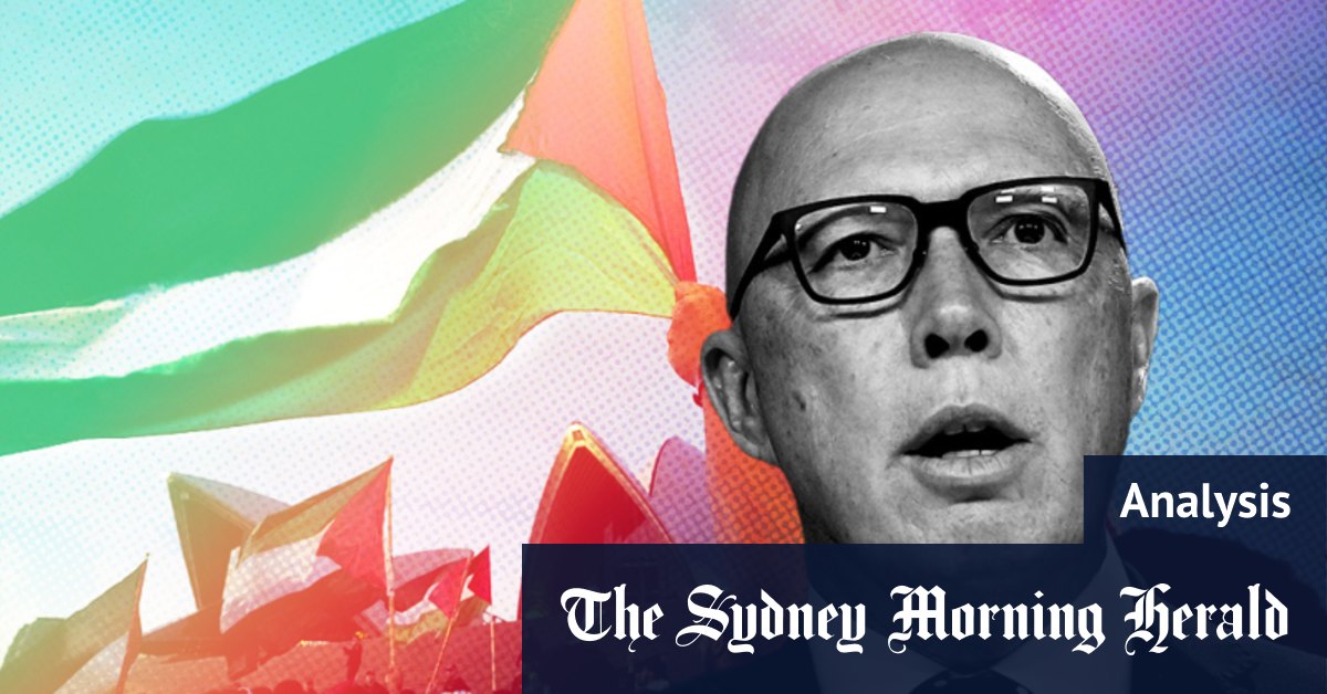 Dutton a raison sur un point.  Sur tout le reste de la crise à Gaza, il a complètement tort