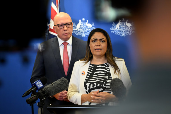 Jacinta Nampijinpa Price a remercié les Australiens d'avoir voté contre le référendum.