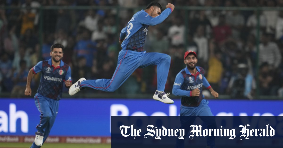 L'Afghanistan bat l'Angleterre dans une victoire surprise