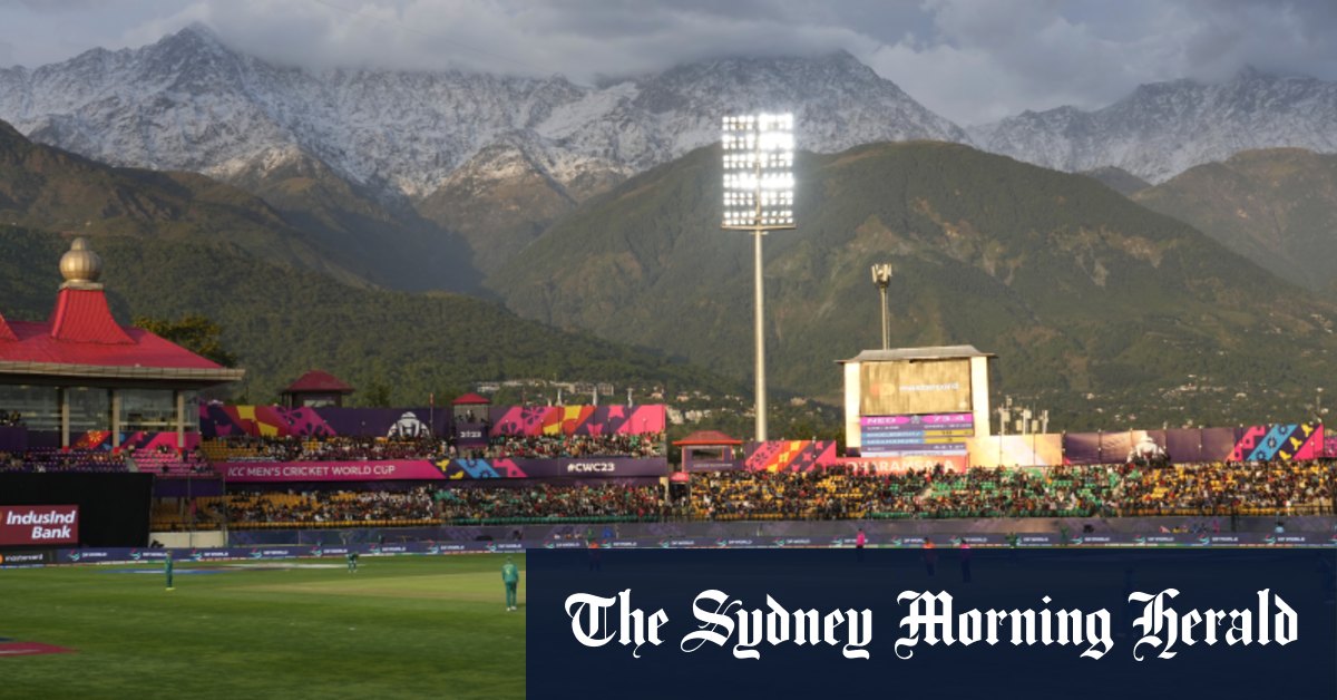 Dharamshala, la scène glorieuse alors que l'Australie et la Nouvelle-Zélande envisagent une place en demi-finale