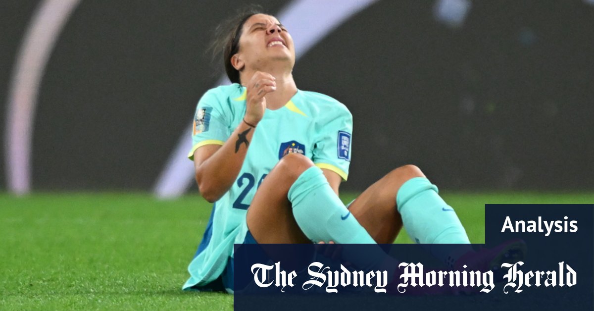 La blessure secrète contre laquelle la star de Matildas a lutté pendant des semaines