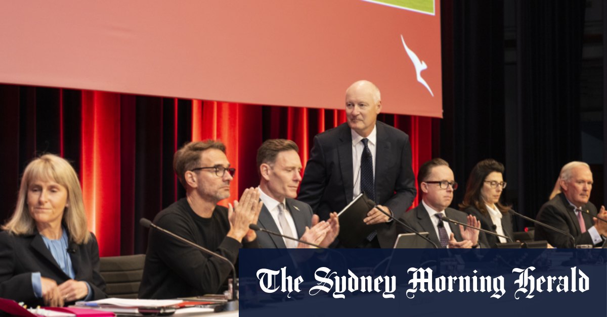 Qantas se prépare à un vote de protestation lors d'une assemblée annuelle glaciale