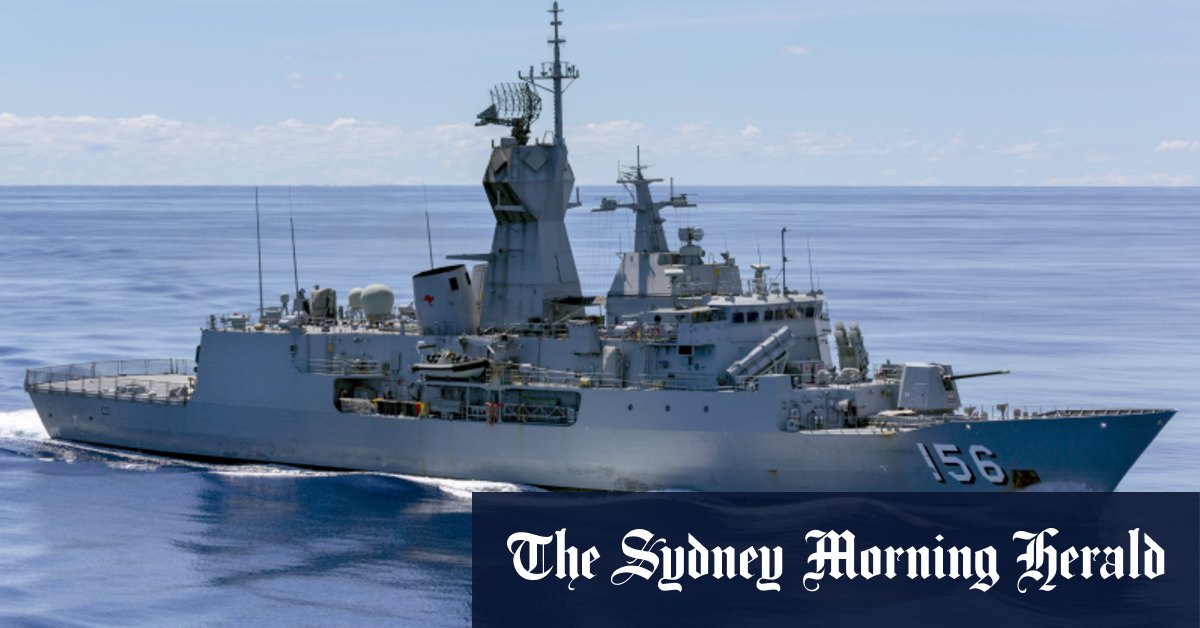 Des plongeurs de la marine australienne blessés après la détection d'impulsions sonar provenant d'un navire de guerre chinois