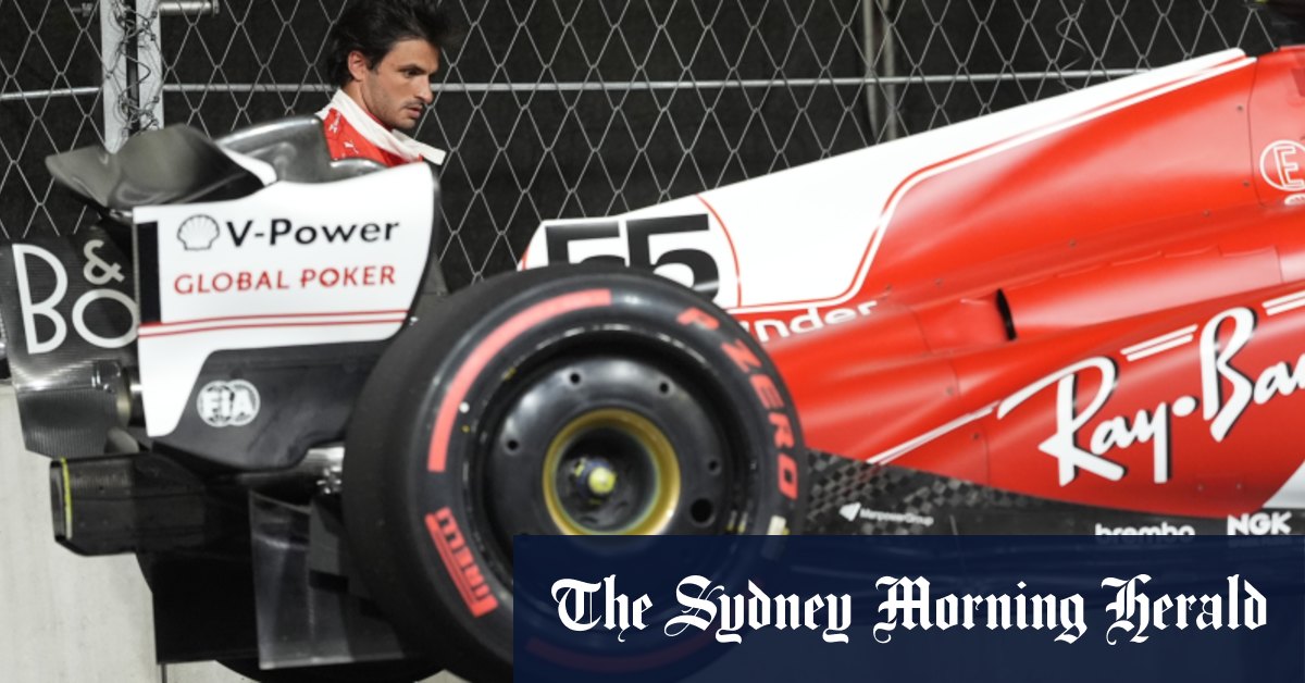 Le pilote Ferrari Carlos Sainz "incrédule" suite à l'énorme pénalité du Grand Prix de Las Vegas