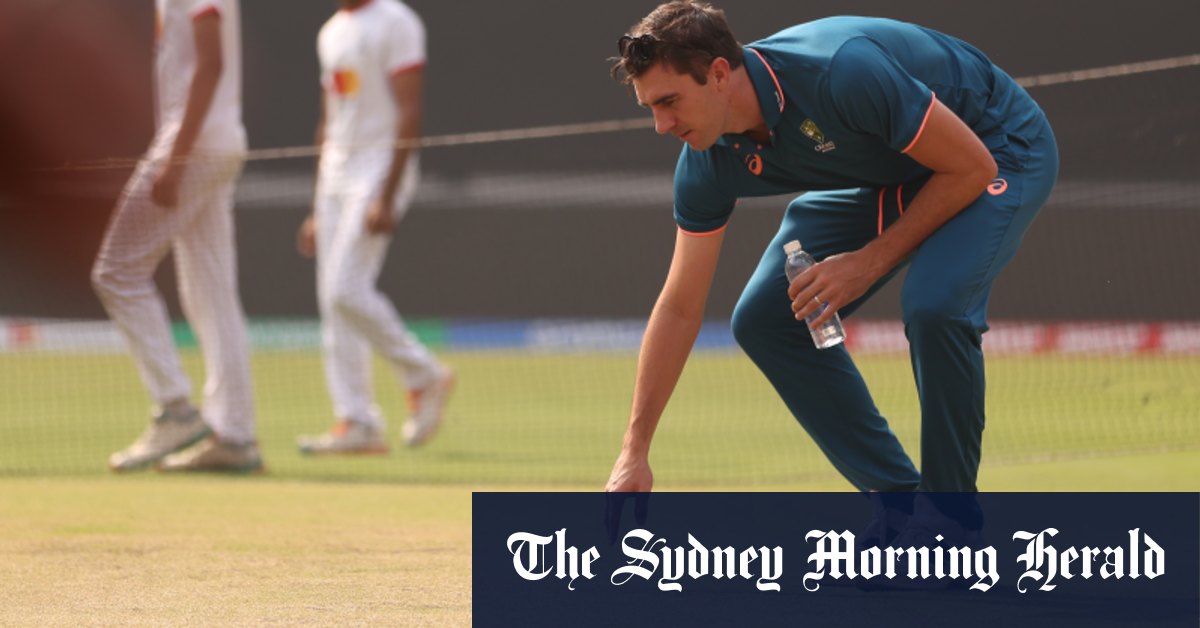 Le capitaine australien Pat Cummins attendra sur le terrain avant de sélectionner l'équipe pour affronter l'Inde