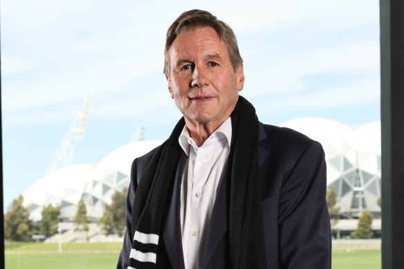 Jeff Browne, président de Collingwood.