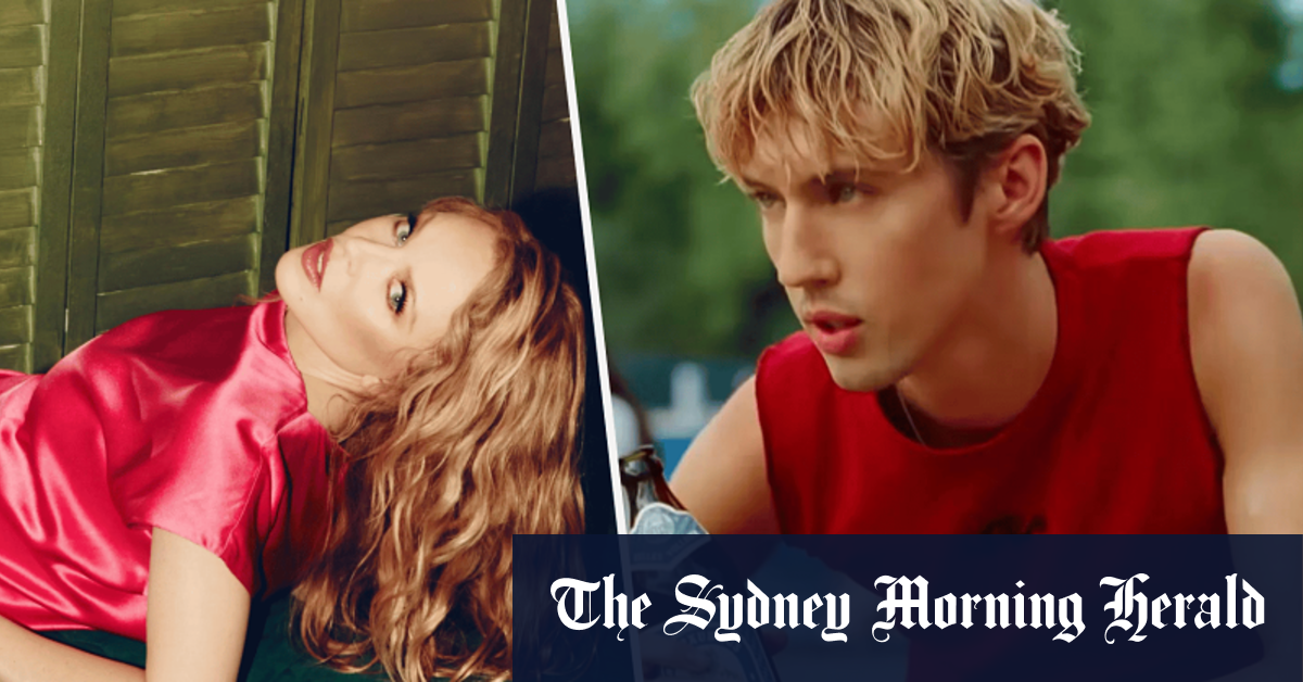 Kylie Minogue et Troye Sivan aux Grammys