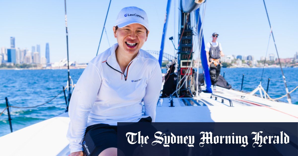 Il y a huit jours, Wenee Yap n'avait jamais navigué sur l'océan.  Le lendemain de Noël, elle fait le trajet Sydney-Hobart