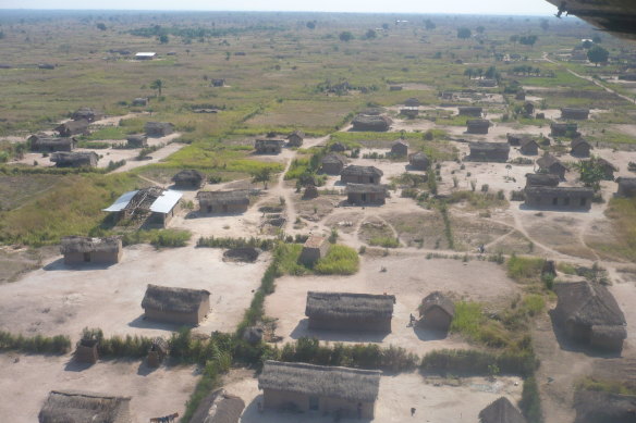 La ville de Manono en République Démocratique du Congo.