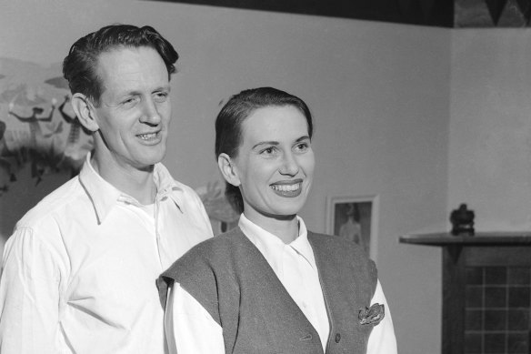 Johnston et Clift à Sydney en 1948.
