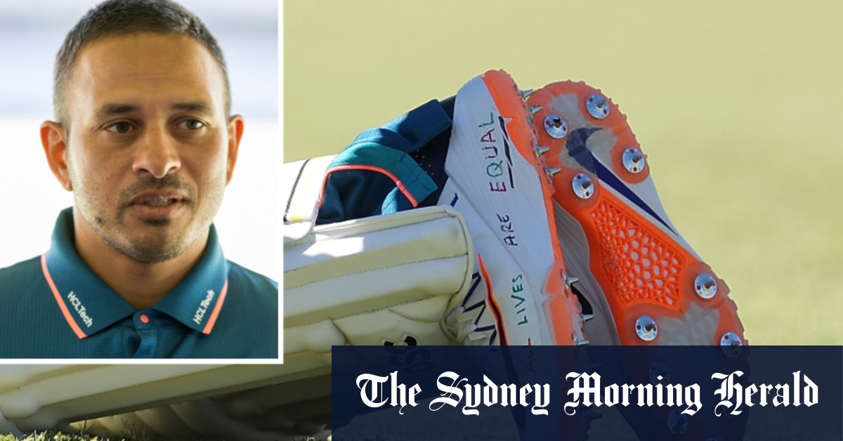 Usman Khawaja portera des chaussures pour les Palestiniens à Gaza