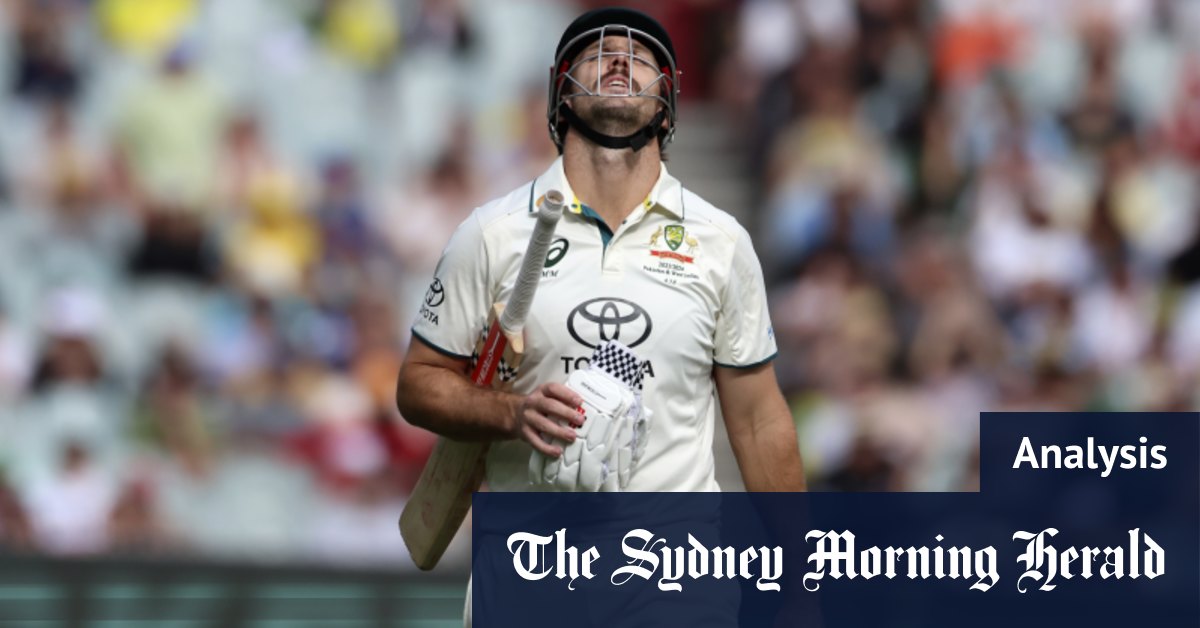 Papa Geoff était une boule de nerfs mais l'audacieux Mitchell Marsh relance l'Australie contre le Pakistan