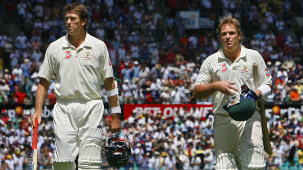 Glenn McGrath et Shane Warne ont pris leur retraite ensemble en 2007.