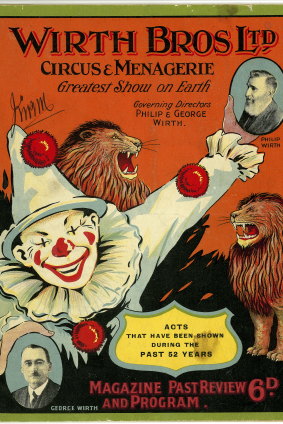 Un programme du Cirque Wirths des années 1930