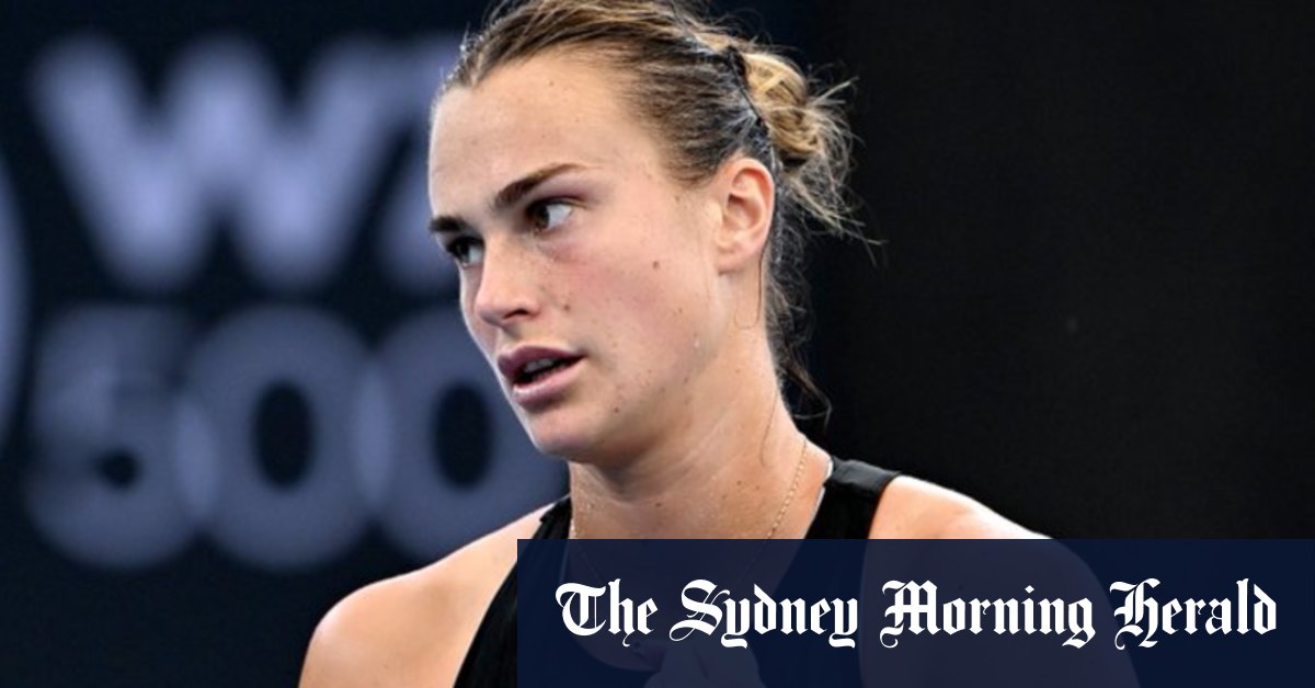 La championne en titre Aryna Sabalenka signale palpable l'Open d'Australie au milieu de la coupure brutale de la meilleure australienne Arina Rodionova