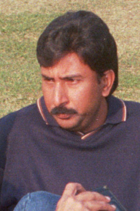 L'ancien joueur de cricket pakistanais Salim Malik. 