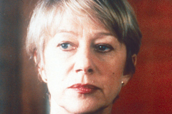 Helen Mirren dans le rôle de la DI Jane Tennison dans Prime Suspect.