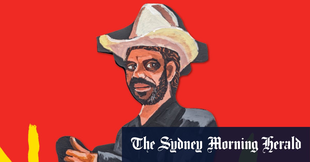 Le livre de Vincent Namatjira présente des portraits d'artistes de personnalités publiques
