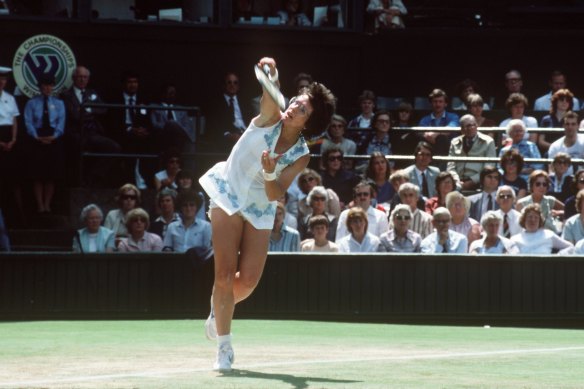 Oui à la robe… Billie Jean King.