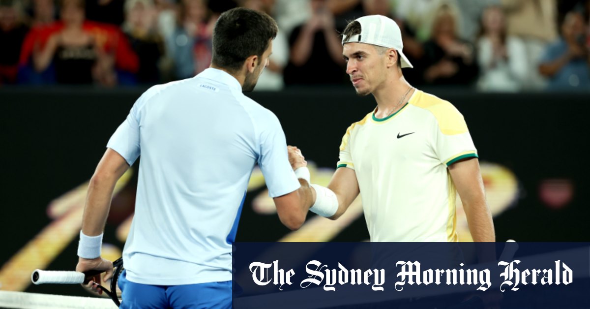 Novak Djokovic bat Dino Prizmic en quatre sets