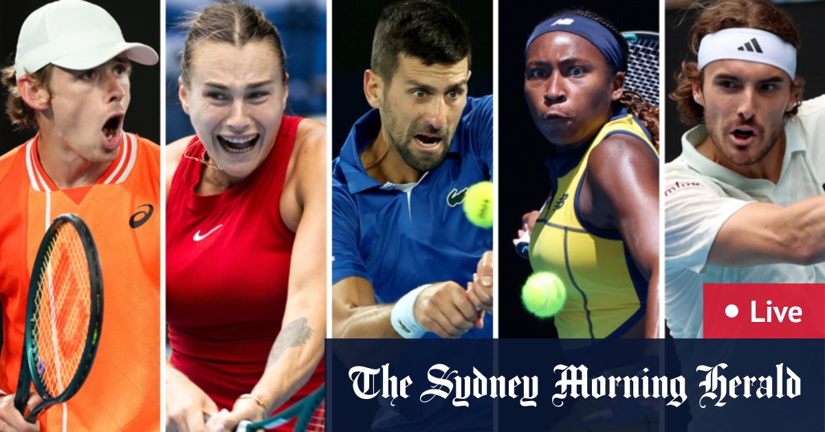 Novak Djokovic contre Adrian Mannarino, Alex de Minaur contre Andrey Rublev, Jannik Sinner contre Karen Khachanov, Amanda Anisimova contre Aryna Sabalenka, Taylor Fritz contre Stefanos Tsitsipas résultats, tirage au sort, calendrier, billets, cotes, heure de début