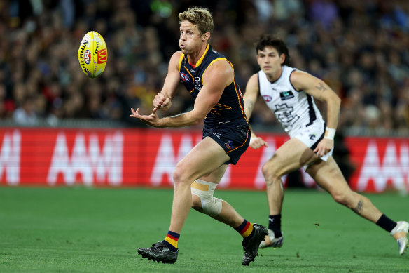 La préparation de Rory Sloane pour la saison 2024 a été interrompue par une blessure à l'œil.