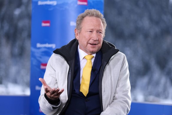 Andrew Forrest, président de Fortescue Metals.