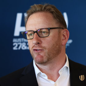Alan Gilpin, directeur général de World Rugby.