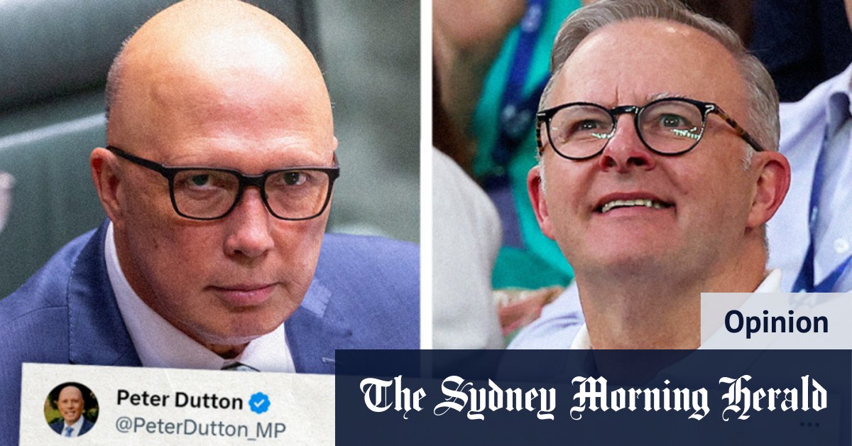 Tandis qu'Anthony Albanese gardait l'objectif fiscal, Peter Dutton se laissait distraire