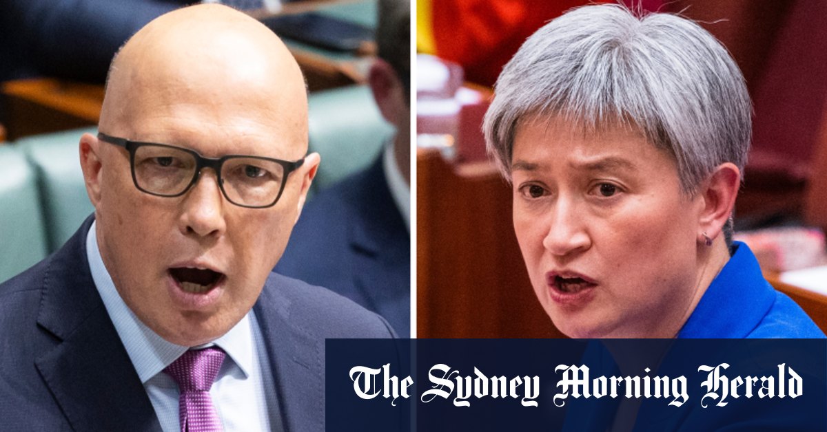 Wong et Dutton se disputent la réduction de l'aide à Gaza