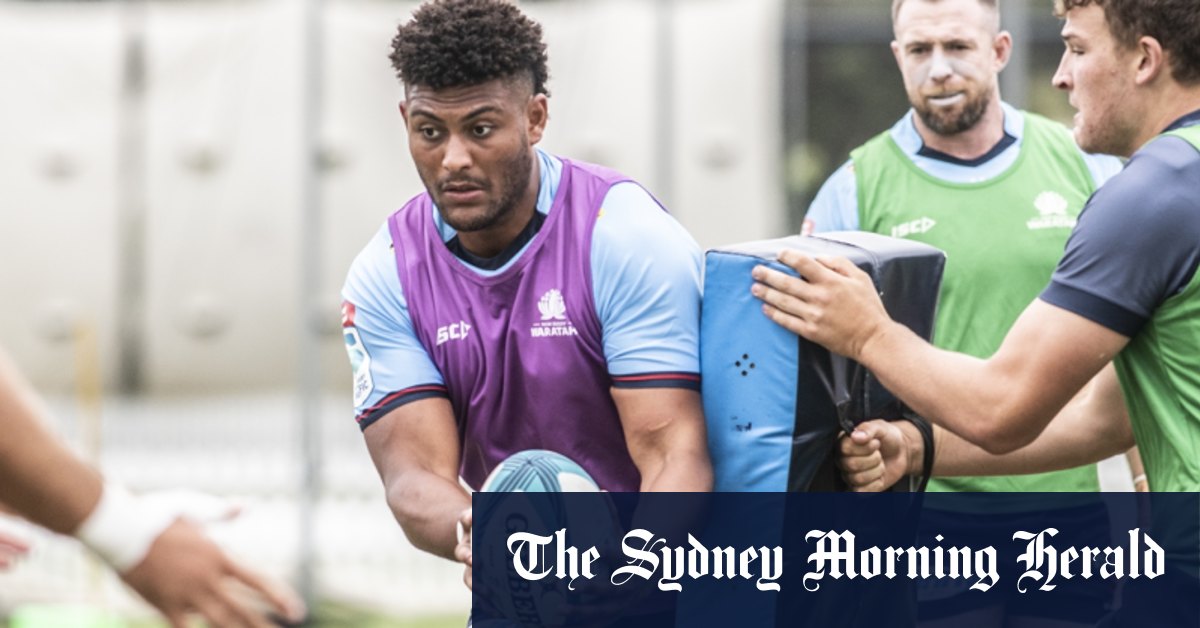 Le géant des Waratahs, Miles Amatosero, prêt à utiliser ses cours de français