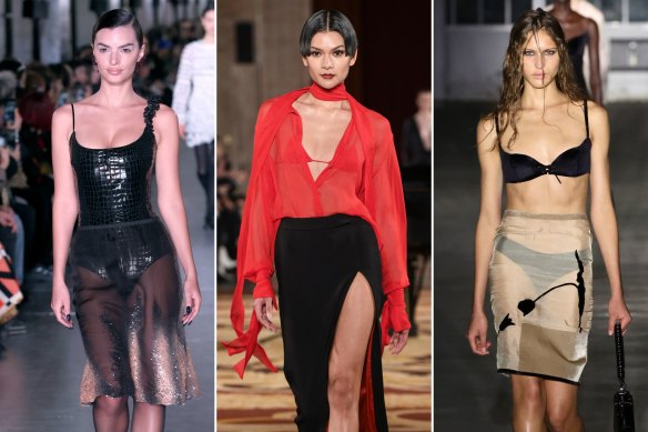 Pur soulagement : Tory Burch, LaQuann Smith et Ludovic de Saint Sernin sur le podium de la Fashion Week de New York pour l'automne 2024.