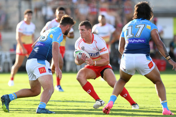 Tom Gilbert est revenu contre les Titans dimanche.
