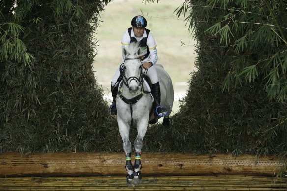 Shane Rose en compétition aux Jeux olympiques de Rio en 2016.