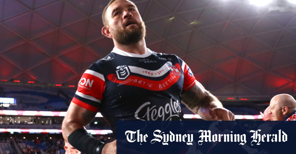 Jared Waerea-Hargreaves, pilier des Sydney Roosters, se dirige vers la Super League