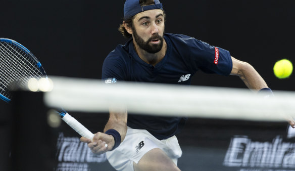 Le jeu au filet de Thompson a été un facteur dans son triomphe final de Los Cabos contre Ruud.