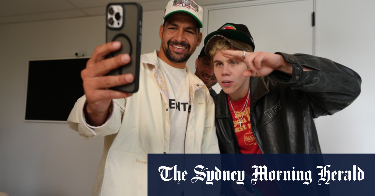 Les Rabbitohs sortent avec The Kid Laroi avant l'ouverture de la saison à Las Vegas