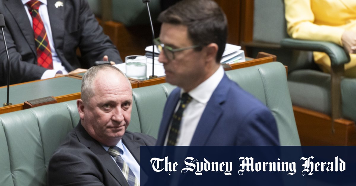 Barnaby Joyce manquera le Parlement après avoir été filmé au sol