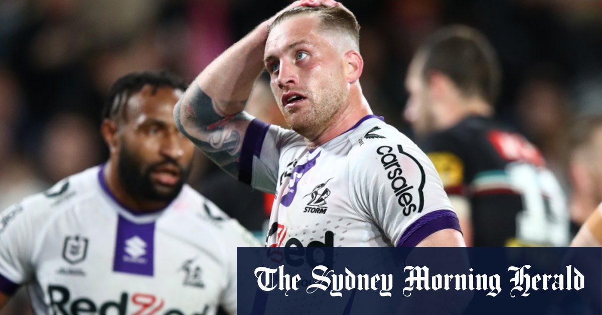 Glisser sous la douche laisse Cameron Munster « toucher et partir » pour l'ouverture de la saison du Melbourne Storm contre Penrith Panthers