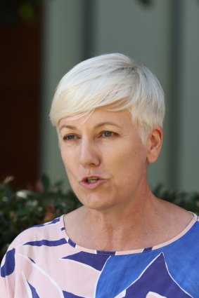 La députée des Verts Cate Faehrmann. 