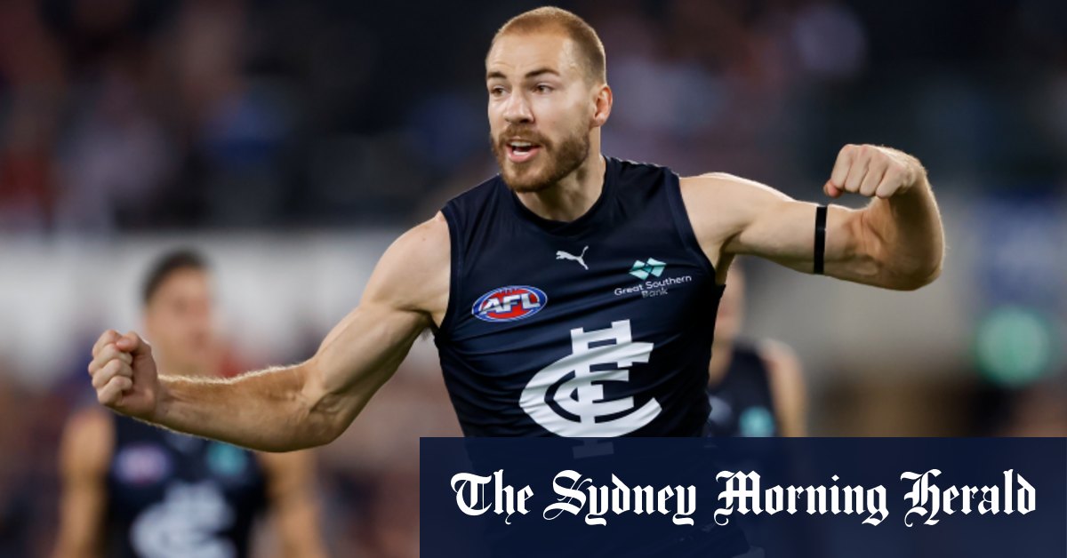 Harry McKay donne un coup de pied aux Carlton Blues pour remporter la victoire contre les Lions de Brisbane au Gabba