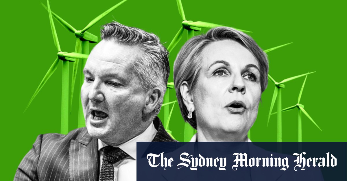 Les objectifs en matière d'énergies renouvelables menacés par les agendas concurrents de Chris Bowen et de Tanya Plibersek