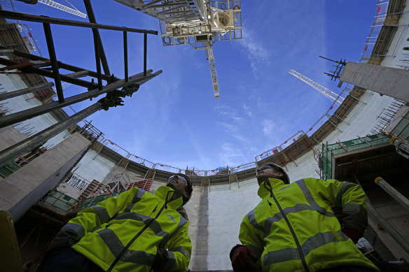 Hinkley Point C est la seule centrale nucléaire en construction au Royaume-Uni.