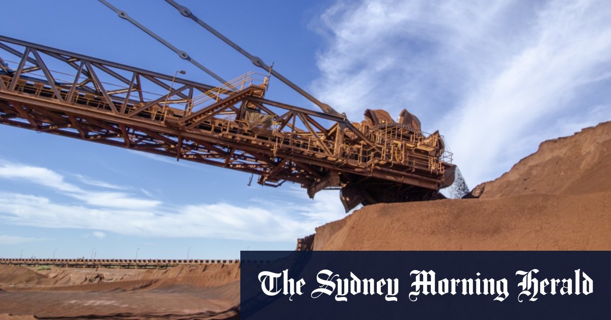 Les exportations australiennes de minerai de fer sous la pression de l'économie chinoise