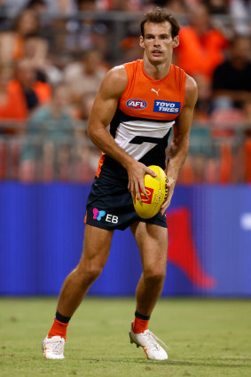 Jack Buckley en action pour les Giants plus tôt cette année.