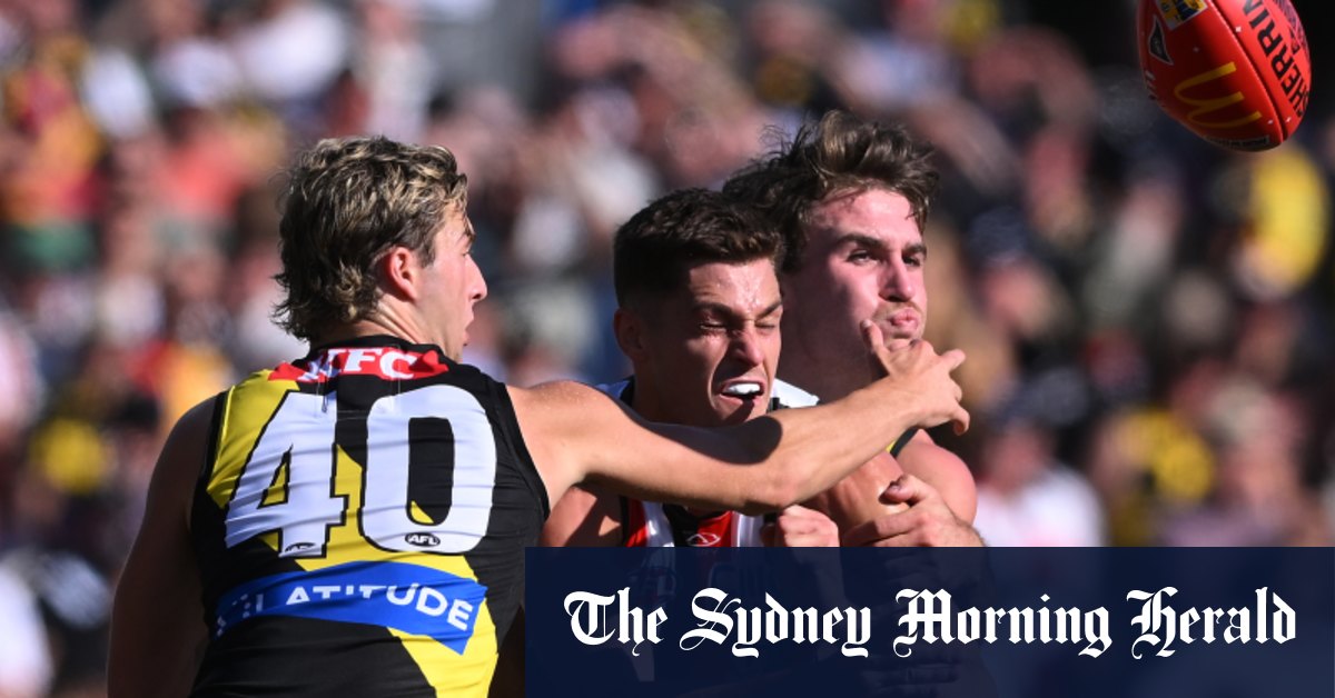 L'homme de Steele de St Kilda Saint mène le redressement en seconde période contre les Tigers de Richmond