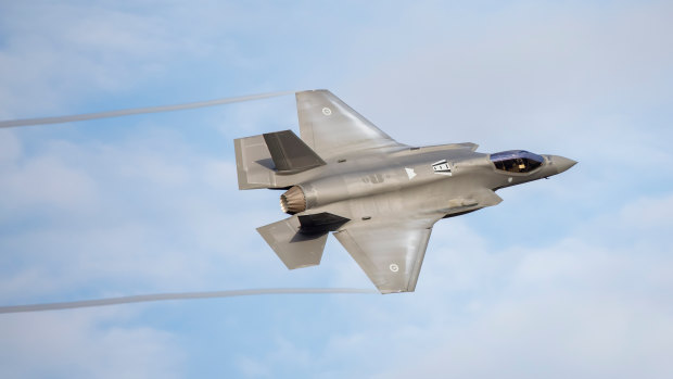 Le chasseur F-35 possède des composants fabriqués en Australie, mais il n’est pas entièrement exporté d’Australie vers Israël.